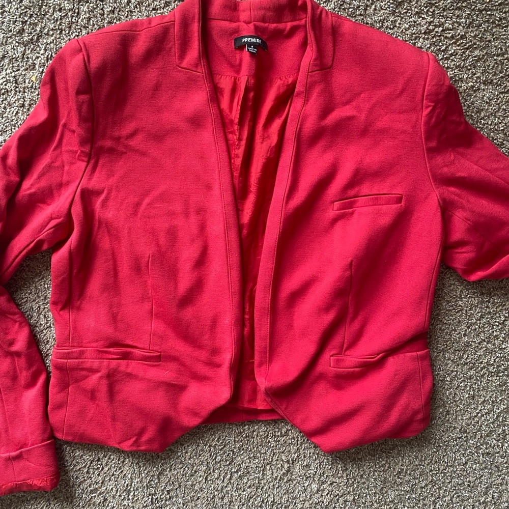 Premise Red Blazer